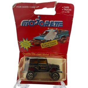 Majorette Toyota Land Cruiser 4x4 1:64 Black Good Kenya African Safari 277